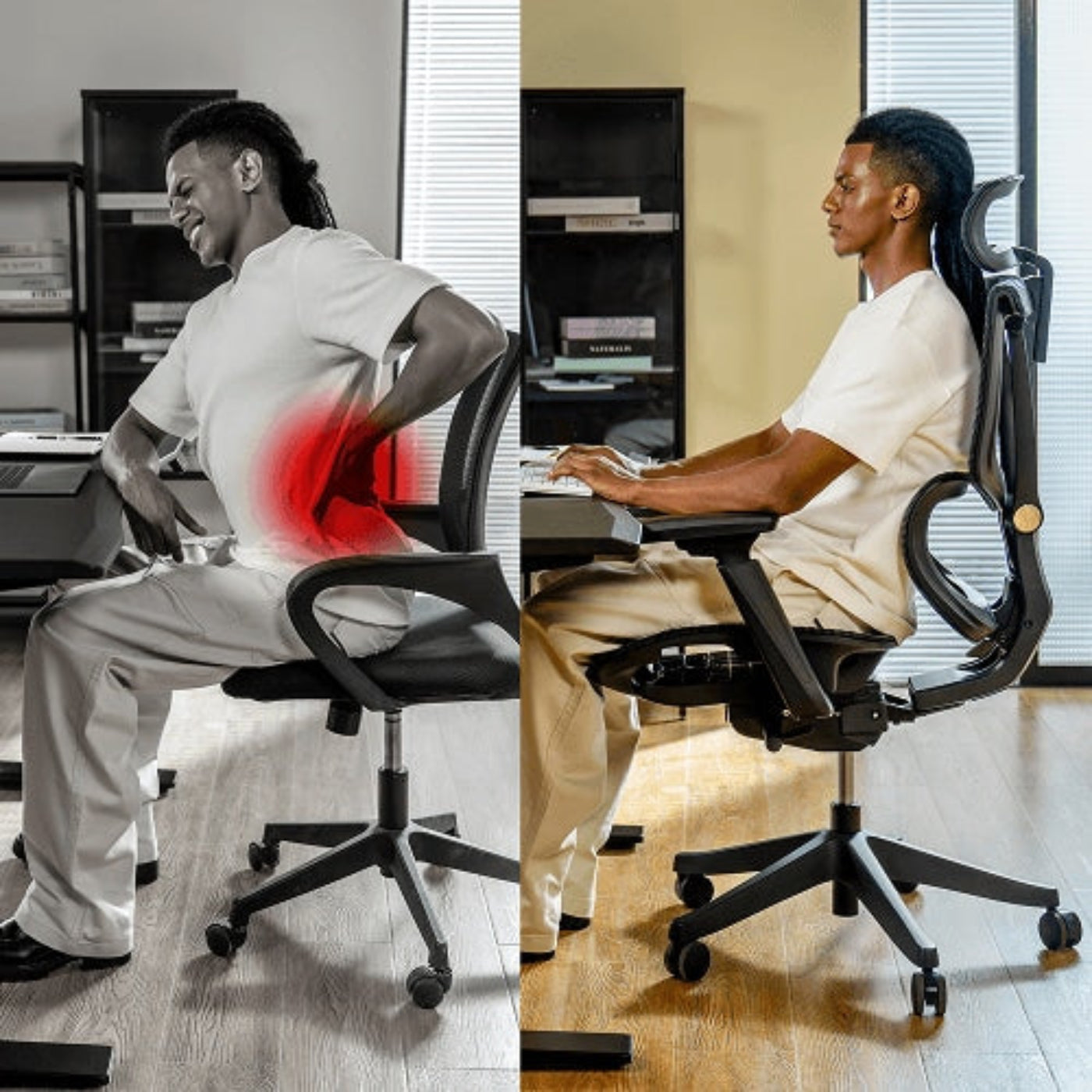 Chaise de bureau ergonomique