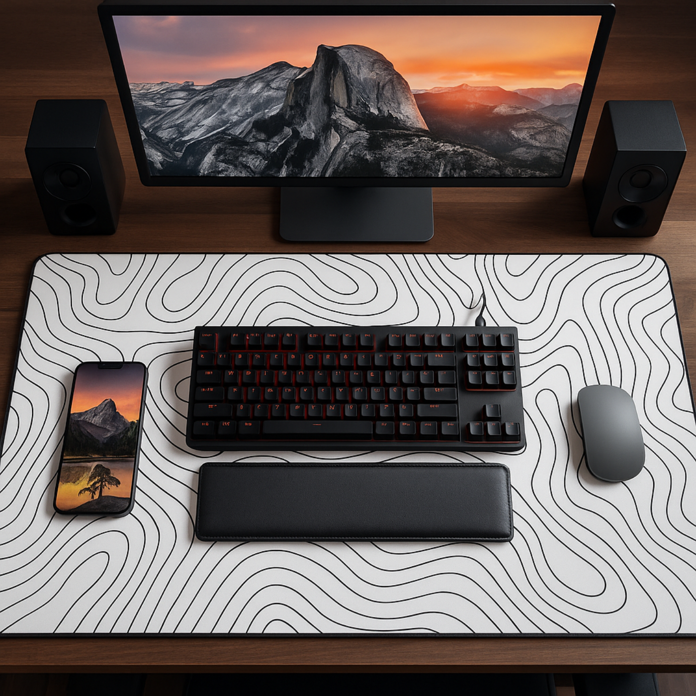 Tapis de Souris motif zèbre